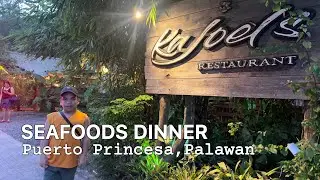 SEAFOODS DINNER || Ka Joel ‘s Restaurant, Puerto Princesa Palawan  #kajoelsrestaurant