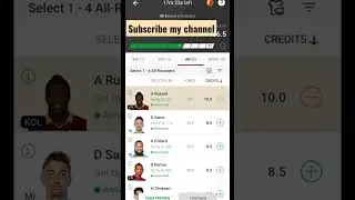 Mi VS kol|DREAM11 TEAM|IPL|Match No56|#shorts