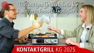 ROMMELSBACHER Kontaktgrill 🍔🌭 Vielseitiges Grillerlebnis f&uuml;r anspruchsvolle Genie&szlig;er 🍖 KG 2025