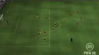 FIFA 10 Rooney Freekick Man Utd vs Barcelona