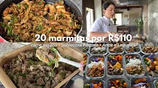 Preparei 20 Marmitas com Apenas R$110  | Comida de Verdade!!!!!!