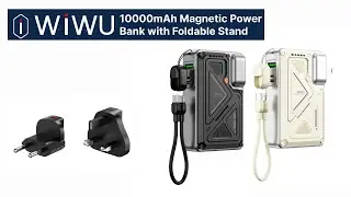 WiWU Wi-P057 Knight Series 10000mAh Magnetic Power Bank & 35W Fast Charging | Lablaab.com