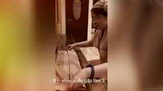 C&aacute;ch quấn khăn đội đầu khi đi x&ocirc;ng hơi Jim Jil Bang
