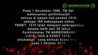 TMnet 15151 By HotspotSystem.com.my