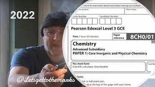 AS Chemistry 2022 Edexcel Paper 1 walk through