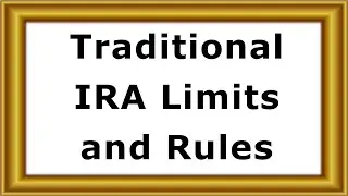 Traditional Retirement Account (IRA) Contribution Limits and Deduction Rules