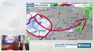 Doug Proffitt and Meteorologist Colleen Peterson are live! They are talking about the artic blast&hellip;