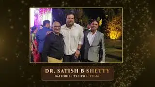 Felicitation of Ex Office Bearer Dr. Satish B. Shetty