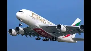 HEAVY LANDINGS in 5 minutes - AIRBUS 380, BOEING 787- Planespotting