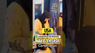 Nail & Eyelash Certification. 🛑 Admission Open #isa #beauty #eyelashes #nailtechnician