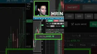 $105 MRIN Stock  -  Live Day Trade  - #shorts