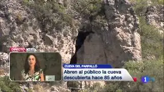 La Cova del Parpalló reabre la mayor colección del paleolítico en Europa. Telediario de TVE