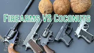 Which Caliber Destroys the Coconut? .380 to .44 Magnum Side-by-Side Test