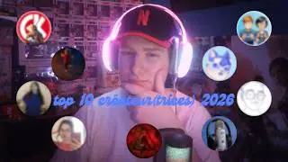 MON TOP 10 CREATEUR POUR 2026