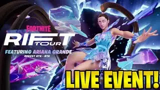 🔴Fortnite Ariana Grande LIVE CONCERT (Rift tour event is HERE!!)