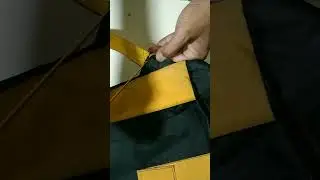 how to sew bag straps using manual sewing #videoshort