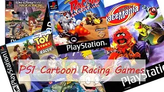 Top PS1 cartoon racing games