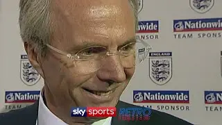 Germany 1-5 England - Sven-Goran Eriksson's reaction