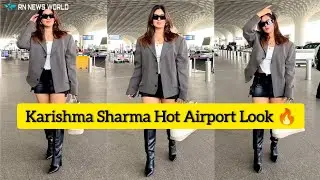 #Celebrity Videos | Karishma Sharma Hot Airport Look | #Bollywood Actress Shorts - #karishmasharma