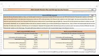 CPP & OAS - Actual Amounts