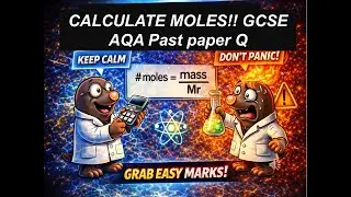 GCSE Chemistry | AQA Past Paper Q walk through Moles calculation
