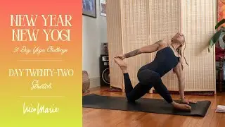 DAY 22 - Stretch - Full Body Stretch | 💛 NEW YEAR, NEW YOGI CHALLENGE WITH NICO 💛