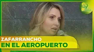 &iexcl;Otro zafarrancho en el aeropuerto! Protagonizado por Sof&iacute;a Castro y Ang&eacute;lica Rivera | Ventaneando