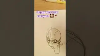 Happy New Year 🎊🎊 Wishing you good luck #art #drawing