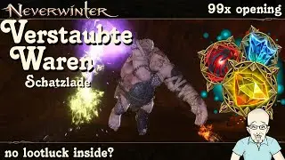 NEVERWINTER: 99x Dusty Goods Treasure Chest Opening - Showcase Opening - Lockbox PS4/PS5 German