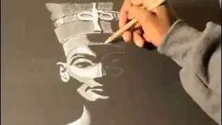Time Lapse Drawing: Queen Nefertiti