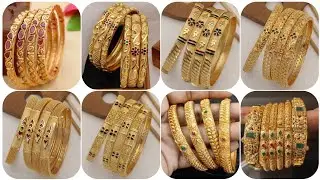 🌺🌺Trendy Gold Bangles l Attractive Gold Bangles Set l Designer Gold Bangles l Gold Bangles Ideas✅