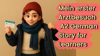 Mein erster Arztbesuch in Deutschland – A German Doctor's Visit Story for A1-A2 Learners