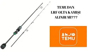 TEMU'dan Sougayilang LRF Kamışı İnceleme Ucuz-Cheap Ultra Light Rod Review 180cm 0 5 8g