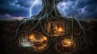 Building Secret 3-Story Underground Home | Bushcraft ASMR