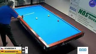Czech league | 3-cushion | D1 | 4th round | Pavel Stareček v Markus Sch&ouml;nhoff
