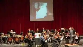 Josh Tiessen Art Performance with Boris Brott and Orchestra