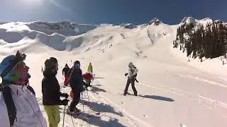 Heli Skiing in Revelstoke, British Columbia, Canada.