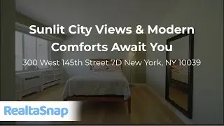 Sunlit Serenity in Harlem | 300 W 145th St 7D &ndash; Modern City Living with Panoramic Views