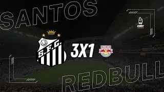 SANTOS 3x1 BRAGANTINO - Neo Química Arena