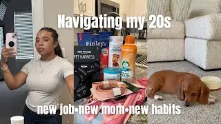 Vlog: Navigating My 20s | becoming a new mom, new job, new habits |