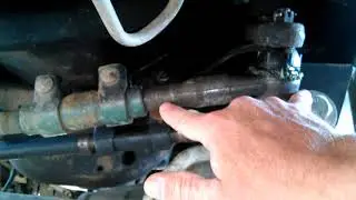 E99 7.3 Powerstroke Superduty F-350 Tie Rod end @ Pitman arm removal and installation