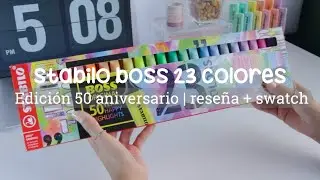STABILO BOSS 23 Edición 50° Aniversario: último lanzamiento en resaltadores  | unacraftermás