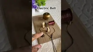 Electric bell mechanism * Dc motor | #dcmotor #youtubeshorts #motor #shorts #electricbell #diy