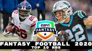 2020 Fantasy Football Top 10 Running Backs