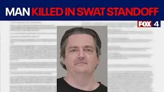 Man killed in SWAT standoff after charging with a knife