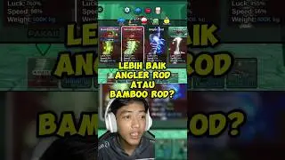 Lebih Baik ANGLER ROD atau BAMBOO ROD? FISH IT #roblox