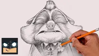 How to Draw Mr.Big | Zootopia (Step by Step)