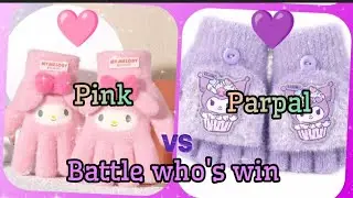 Pink 🩷 Vs Purple 💜 Challenge | Aesthetic & Cute Items #lisavslena #colourvscolour #chooseone 