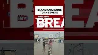 Telangana Rains Turn Severe, Warangal Flooded; Roads, Homes Submerged Amid Heavy Downpour