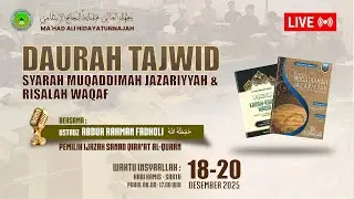 Sesi 6 Daurah Tajwid 18 - 20 Desembe 2025